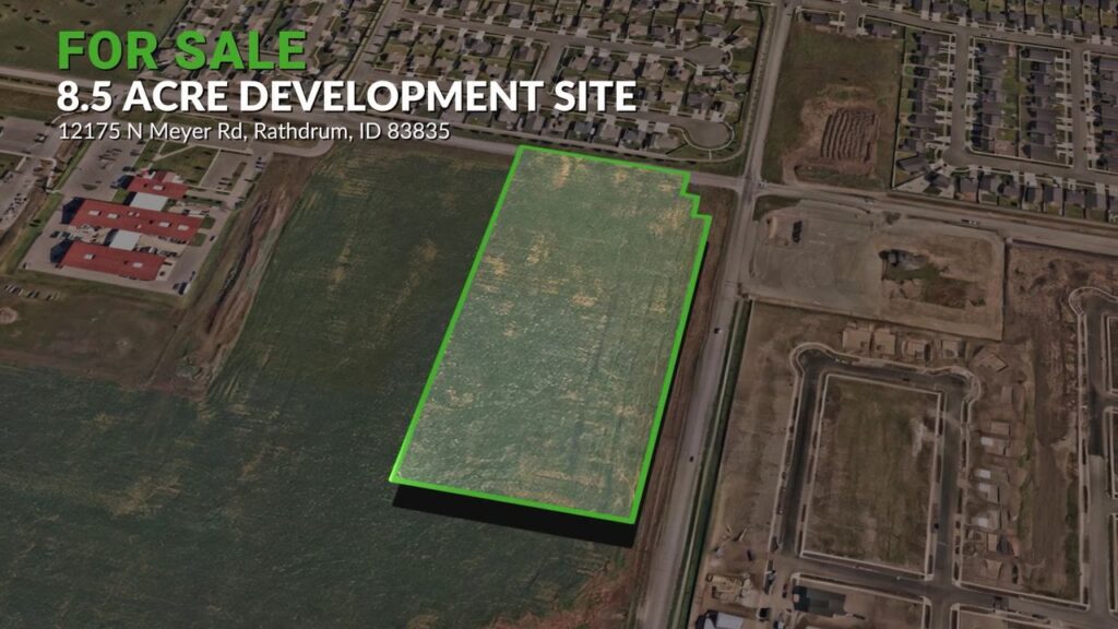 Major Corner Development Parcel in Rathdrum