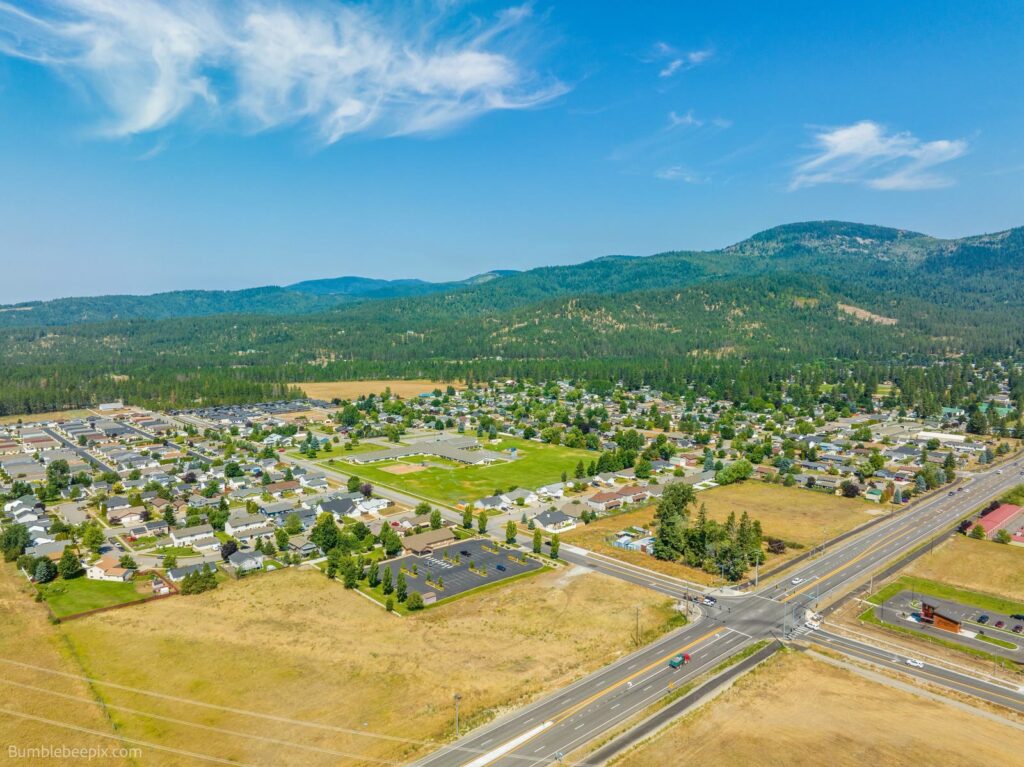 Signalized Corner Parcel in Rathdrum