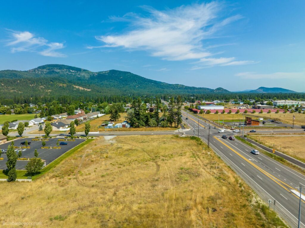 Signalized Corner Parcel in Rathdrum