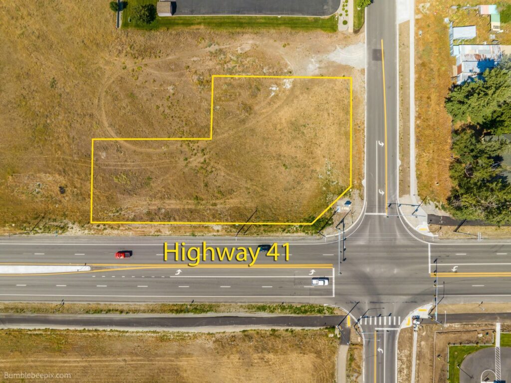 Signalized Corner Parcel in Rathdrum