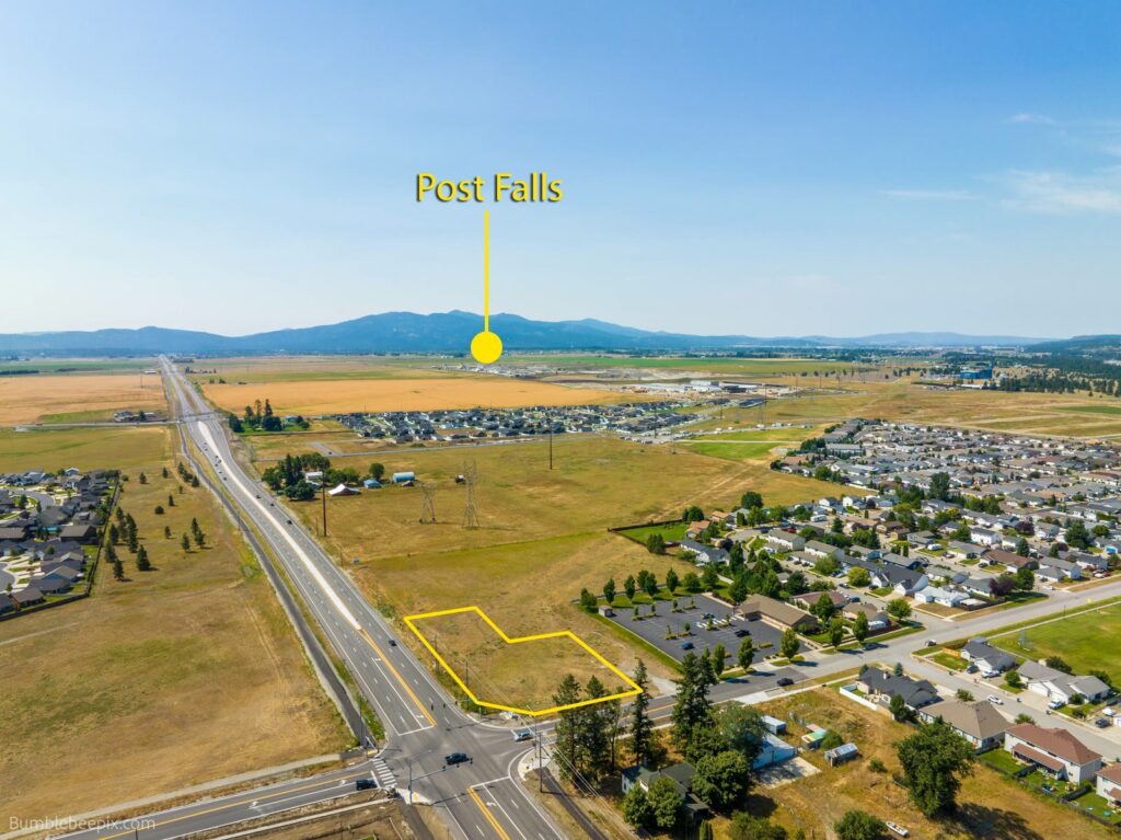 Signalized Corner Parcel in Rathdrum