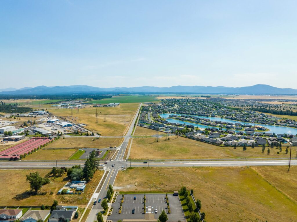 Signalized Corner Parcel in Rathdrum